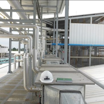 construcción e instalación para plantas industriales